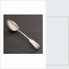 An electroplated tablespoon by L. Upton, made about 1873 by L. Upton