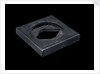 Square metal box by unknown