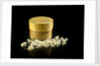Pill box containing 'Tabas__ from Sir D B___' by unknown