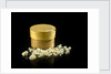Pill box containing 'Tabas__ from Sir D B___' by unknown