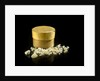 Pill box containing 'Tabas__ from Sir D B___' by unknown