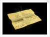 Horsehair wrapped around an invitation card from Miss Slater to Mr Herschel by Unknown