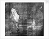 X-ray detail showing under-painting of icebergs in BHC2370 'View in Pickersgill Harbour, Dusky Bay, New Zealand' by William Hodges by William Hodges