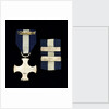 Distinguished Service Cross, with two bars, reverse by Garrard & Co.