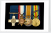 Medals awarded to Alfred William Newman RN (obverse, l to r, MED2034-2037) by Percy Metcalf