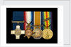 Medals awarded to Alfred William Newman RN (obverse, l to r, MED2034-2037) by Percy Metcalf