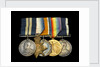 Medals awarded to Able Seaman Hubert Samuel Bevis DSM (obverse, l to r, MED1303-1307) by B. Mackennal