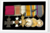 Medals awarded to Rear Admiral Dobson VC DSO (obverse, l to r, MED2102-2107) by Hancocks & Co