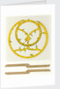 Cardboard astrolabe kit with instructions for assembly by Glenn Ellen Scientific Company