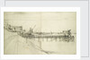 Study for a jetty at Greenwich by Jesse Dale Cast