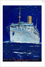 Front cover of menu from steamer 'Atlantis', farewell dinner by Kenneth D. Shoesmith