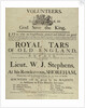 'Royal Tars of Old England', a recruitment poster for volunteers by W. & A. Lee