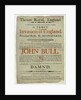 Anti-French invasion propaganda poster by Matthew Boulton