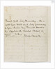 Last letter from Nelson to Horatia, page two by Horatio Nelson