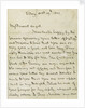 Last letter from Nelson to Horatia, page one by Horatio Nelson