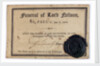 Ticket to Nelson's funeral in St. Paul's Cathedral by unknown
