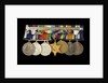 Medals awarded to P. S. N. SMITH CPO RN (reverse, r to l, MED1196-1203) by unknown