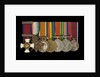 Medals awarded to Captain C. H. Allen DSO RN (obverse, l to r, MED1163-1169) by W. Wyon