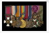 Medals awarded to Captain E. Wigram DSM RN (obverse, left to right, MED1219-1226) by W. Wyon