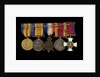 Medals awarded to Cdr John Wilfred Scott DSO RN (reverse, r to l, MED1333-1337) by W. Wyon