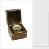 Marine chronometer in case by Hamilton Watch Co.