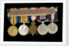 Medals awarded to Arthur Robert Blore (reverse, right to left, MED1860-1864) by B. Mackennal