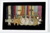 Medals awarded to Commander Peter Worth DSC (obverse, l to r, MED2002-2009) by unknown