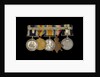 Medals awarded to Petty Officer Cecil Ernest Edgar Miles DSM (reverse, r to l, MED1393-1397) by B. Mackennal