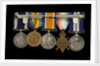 Medals awarded to Chief Petty Officer A. G. Clarke DSM (reverse, r to l, MED1095-1104) by B. Mackennal