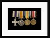 Medals awarded to Sub-Lieutenant Albert E. Dossett MC RNVR (obverse, l to r, MED1500-1503) by unknown