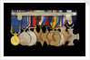 Medals awarded to Vice-Admiral Robert Don Oliver (reverse, r to l, MED2043-2052) by Garrard & Co.