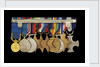 Medals awarded to Vice-Admiral Robert Don Oliver (reverse, r to l, MED2043-2052) by Garrard & Co.