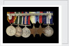 Medals awarded to W. T. Elmslie DSM RNR (reverse, l to r, MED1643-1648) by P. Metcalfe