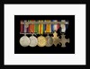 Medals awarded to Lt Cdr Basil N. Downie DSC RN (reverse, r to l, MED1825-1830) by Garrard & Co.