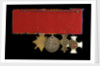 Medals awarded to Commander Richard Bolton DSO (reverse, r to l, MED1543-1546) by Unknown