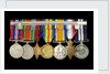 Medals awarded to Percy S. Inge DSM (reverse, r to l, ZBA0315-0321) by B. Mackennal