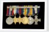 Medals awarded to Captain W. J. C. Robertson DSC (reverse, r to l, MED1095-1104) by unknown