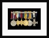 Medals awarded to Captain W. J. C. Robertson DSC (reverse, r to l, MED1095-1104) by unknown