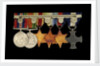 Medals awarded to Cdr Herbert J. P. Crousaz DSC (reverse, r to l, ZBA2252-2257) by unknown