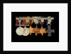 Medals awarded to Cdr Herbert J. P. Crousaz DSC (reverse, r to l, ZBA2252-2257) by unknown