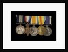 Medals awarded to Able Seaman R. J. Squires DSM (obverse, l to r, MED2591-2595) by B. Mackennal