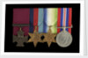 Medals awarded to Able Seaman William A. Savage VC (obverse, l to r, MED2108-2111) by Hancocks & Co