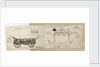 Two views of Nelson's funeral carriage by Thomas Baxter