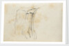 A study of drapery (verso) by Thomas Baxter