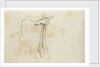 A study of drapery (verso) by Thomas Baxter