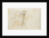 A study of drapery (verso) by Thomas Baxter