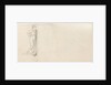 A young man stepping down a step, possibly Horatio Nelson (verso) by Thomas Baxter