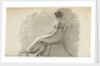 A young woman seated in a chair (verso) by Thomas Baxter