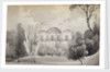 A view of the rear of Merton Place showing the balcony (verso) by Thomas Baxter