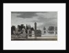 Buildings viewed over a lake or river (verso) by Thomas Baxter